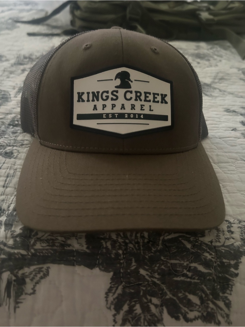 Men's Olive Green Trucker Cap